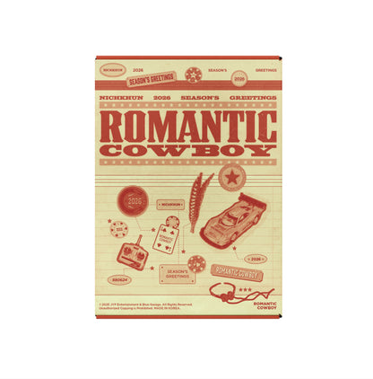 2PM NICHKHUN - ROMANTIC COWBOY 2026 Official Season’s Greetings