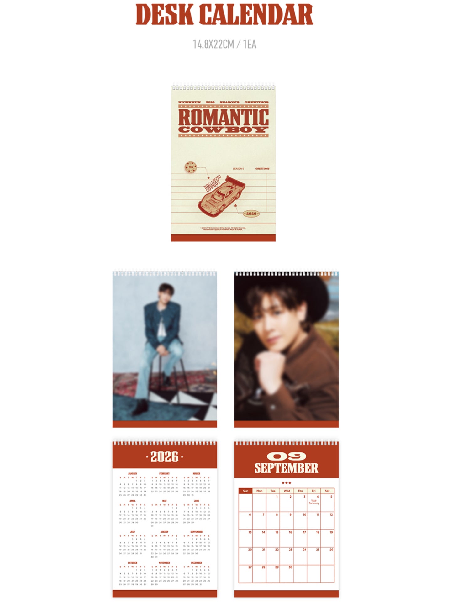 2PM NICHKHUN - ROMANTIC COWBOY 2026 Official Season’s Greetings