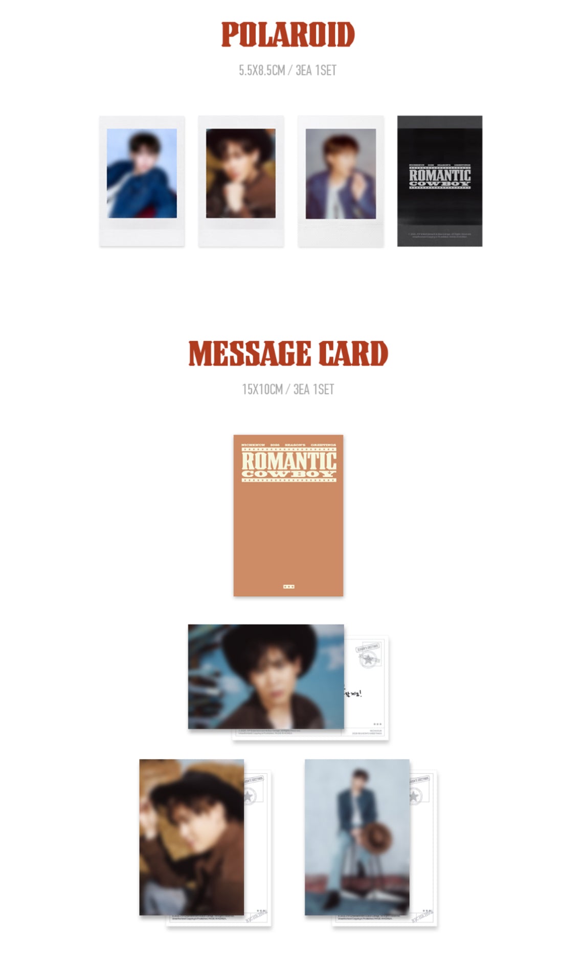 2PM NICHKHUN - ROMANTIC COWBOY 2026 Official Season’s Greetings