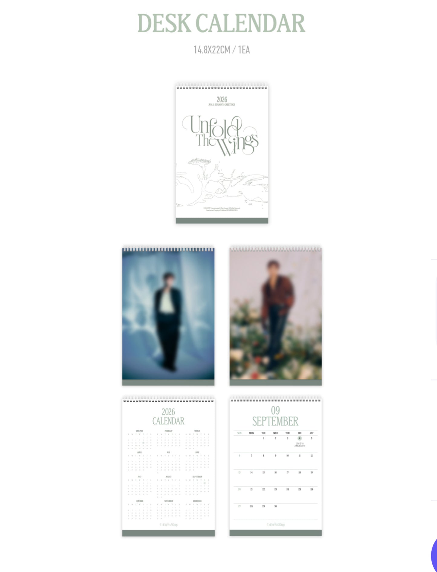 2PM JUN.K - UNFOLD THE WINGS 2026 Official Season’s Greetings