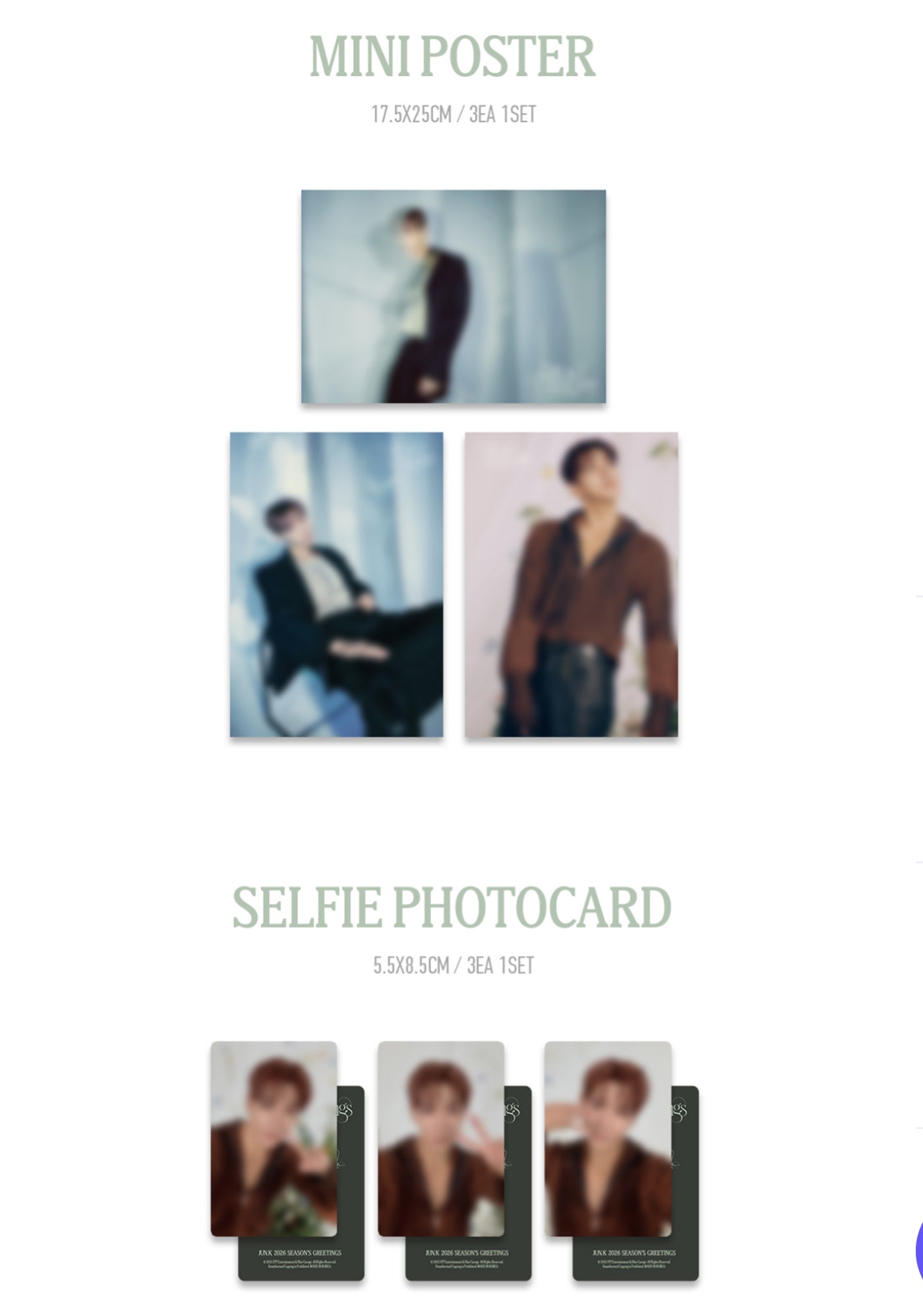 2PM JUN.K - UNFOLD THE WINGS 2026 Official Season’s Greetings