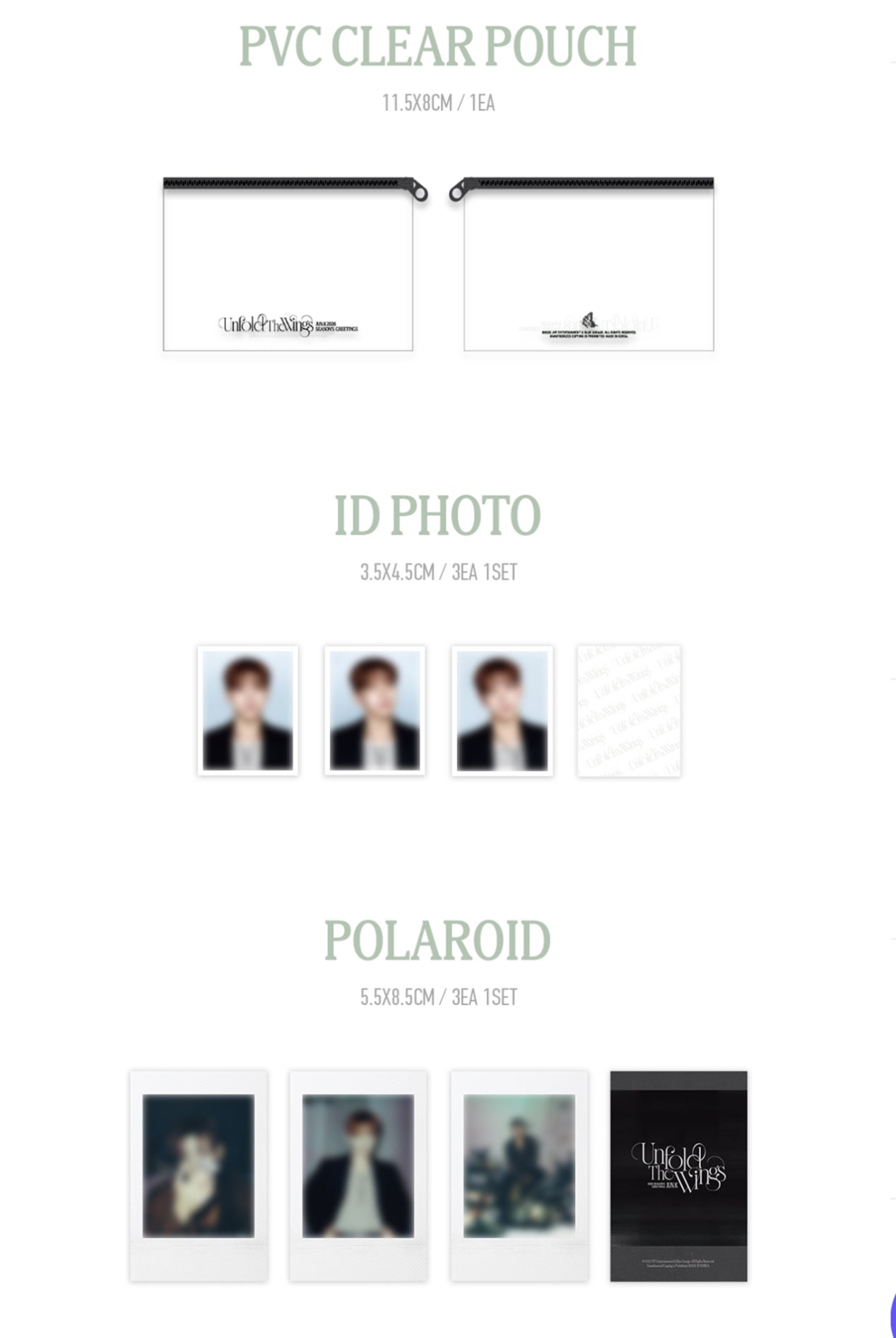 2PM JUN.K - UNFOLD THE WINGS 2026 Official Season’s Greetings