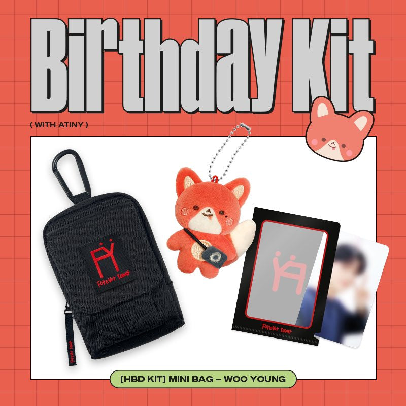 ATEEZ Official HBD KIT WOOYOUNG Mini Bag Set