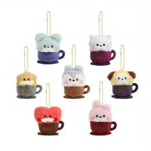 BT21 Minini Official Latte Plush Keyring