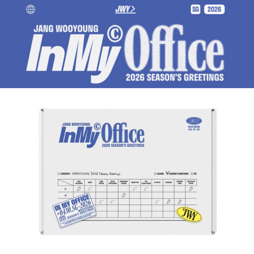 2PM JANG WOOYOUNG - IN MY OFFICE 2026 Official Season’s Greetings + POB