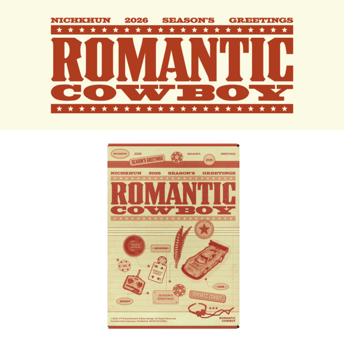 2PM NICHKHUN - ROMANTIC COWBOY 2026 Official Season’s Greetings