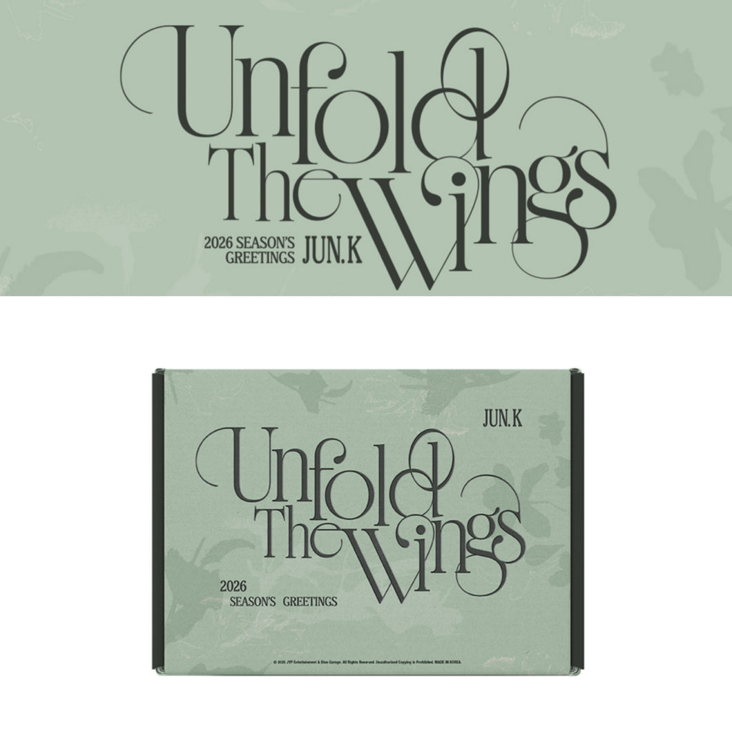 2PM JUN.K - UNFOLD THE WINGS 2026 Official Season’s Greetings + POB