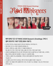 TWICE - RED WHISPERS 2026 Official Season’s Greetings + POB