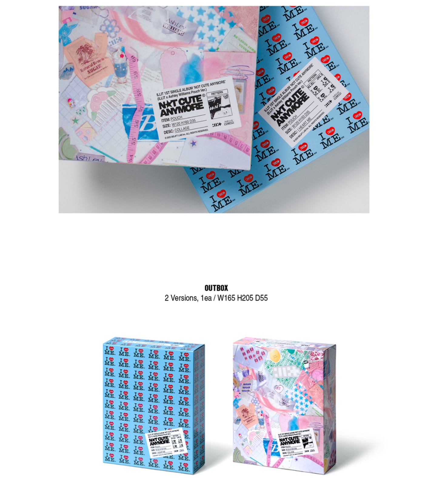 ILLIT - NOT CUTE ANYMORE 1st Single Album POUCH Ver