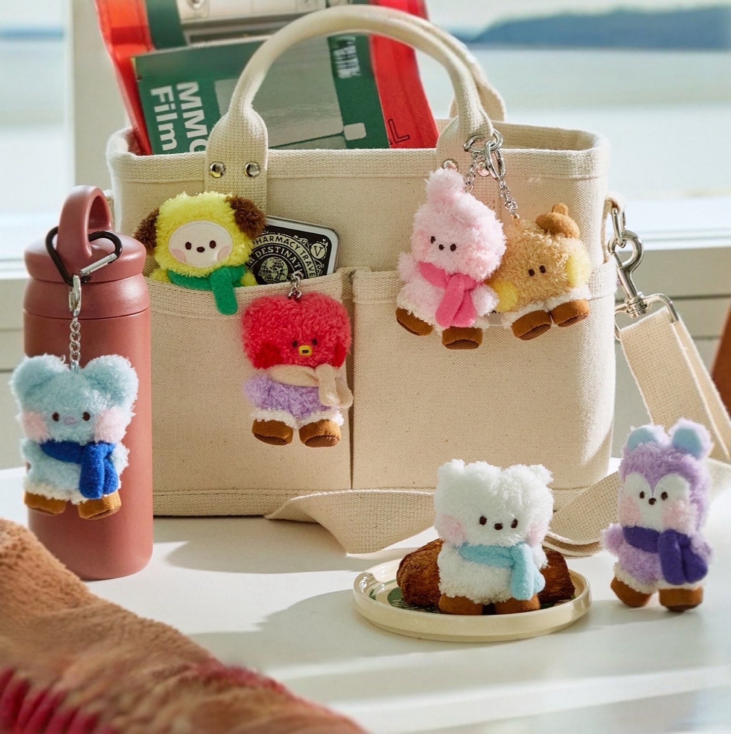 BT21 Mini Minini Official Doll Keyring BOOTS Edition