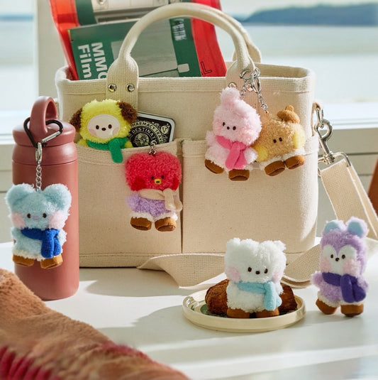 BT21 Mini Minini Official Doll Keyring BOOTS Edition
