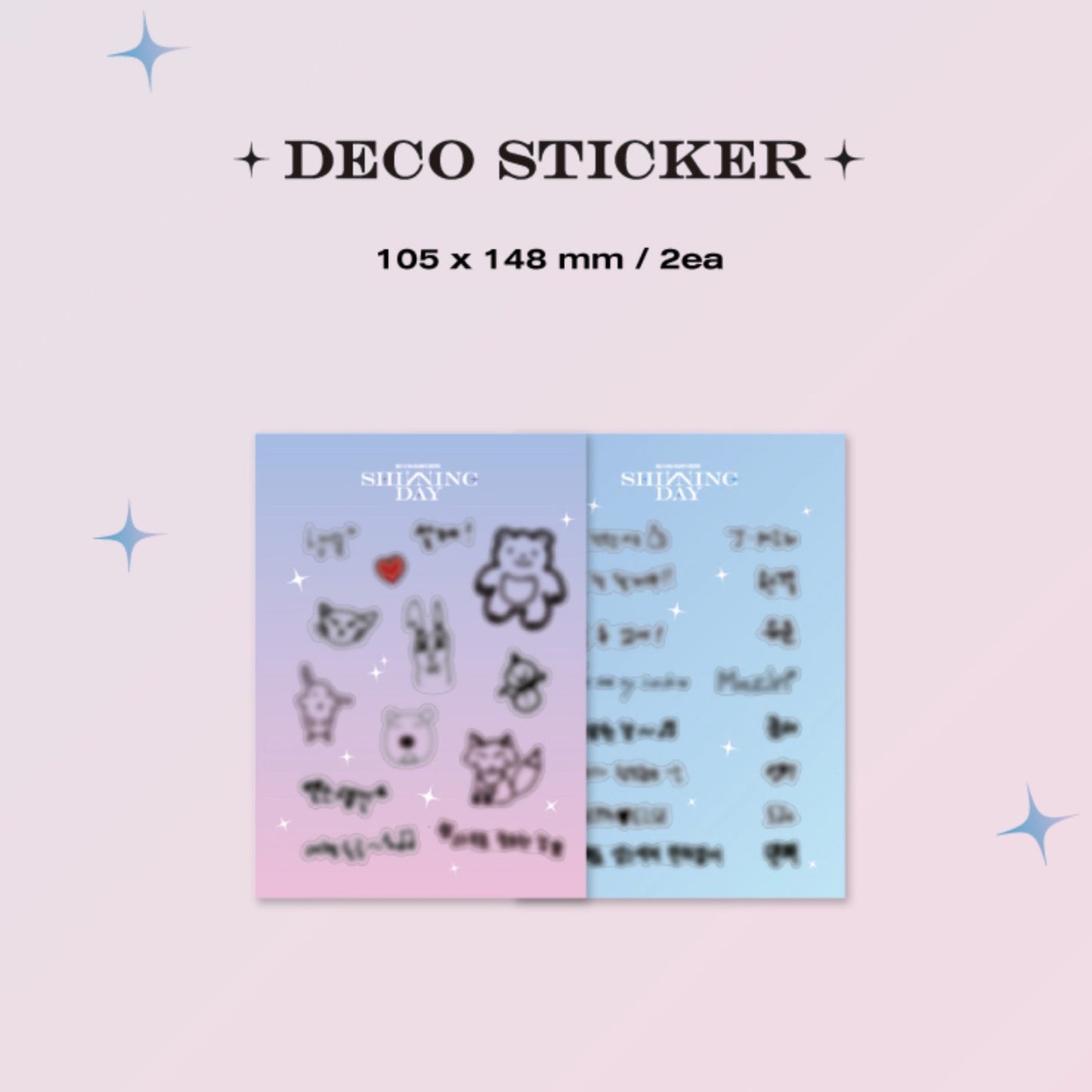 BAE173 - SHINNING DAY Official 2024 Season's Greetings Desk Calendar