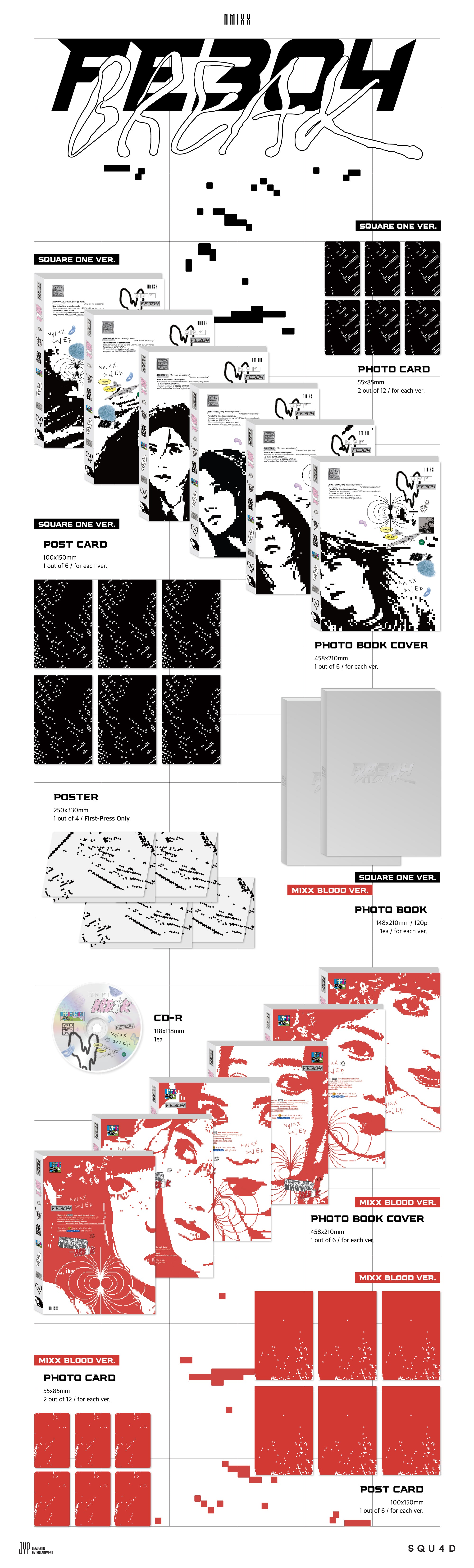 NMIXX - FE3O4 : BREAK 2nd EP Album Square One Version – K-STAR