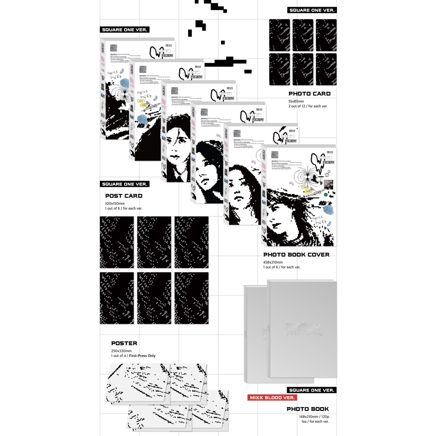 NMIXX - FE3O4 : BREAK 2nd EP Album Square One Version