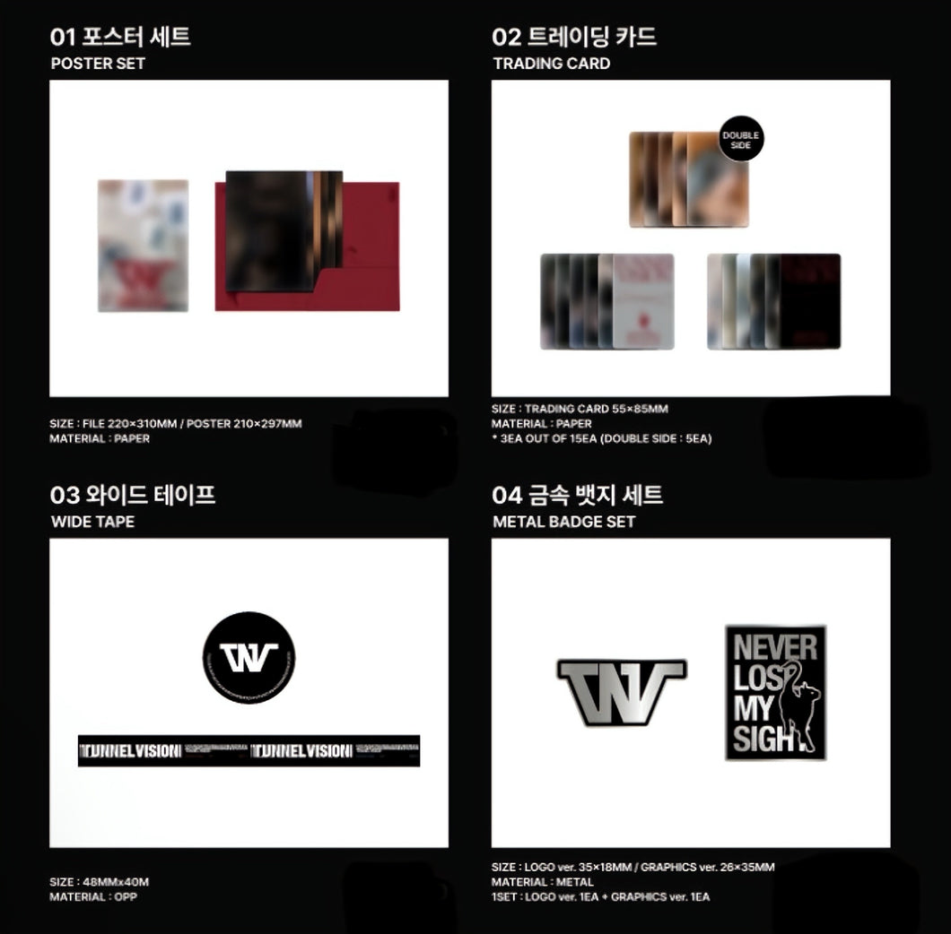 ITZY - TUNNEL VISION Pop Up Store Official MD