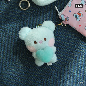 BT21 Official Minini Heart Plush Keyring