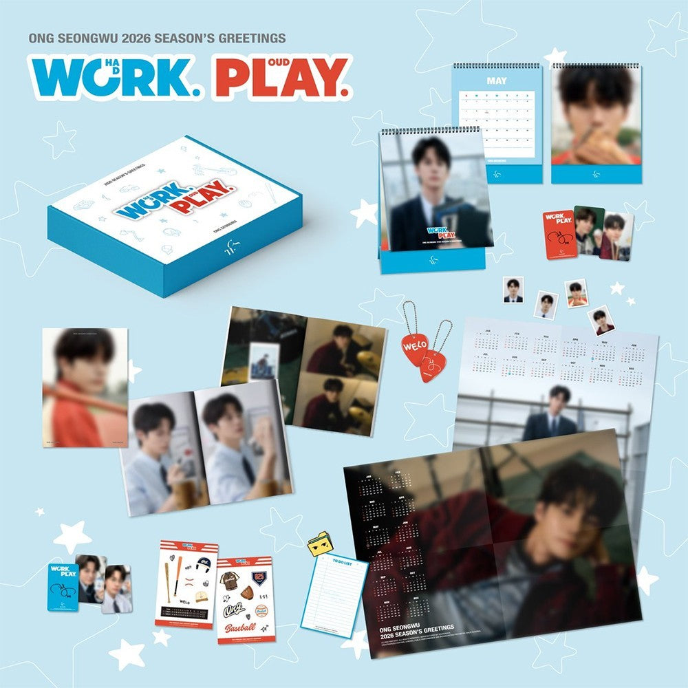 ONG SEONGWU - WORK HARD PLAY LOUD 2026 Official Season’s Greetings