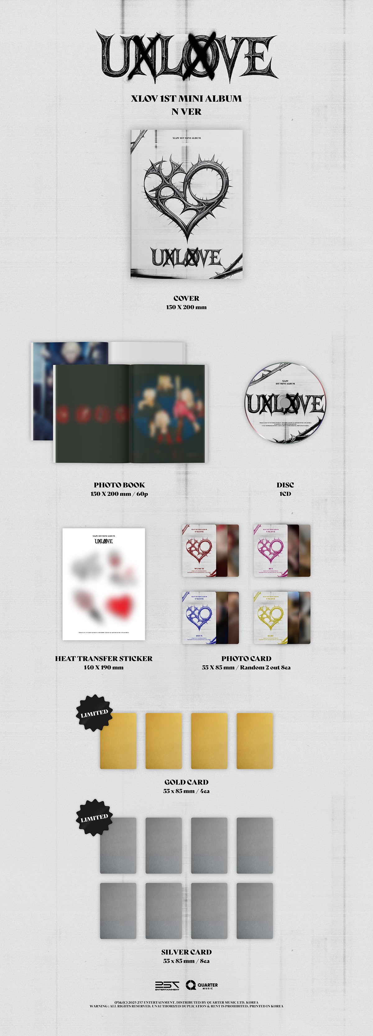 XLOV - UXLXVE 1st Mini Album