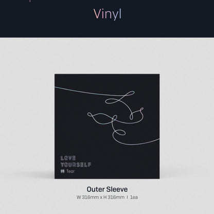 BTS LOVE YOURSELF : TEAR Vinyl LP Limited Edition