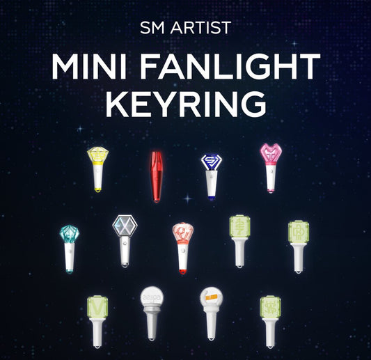 SM ARTIST Official Fanlight Mini Light Stick Keyring (Shipping: June, 2025)