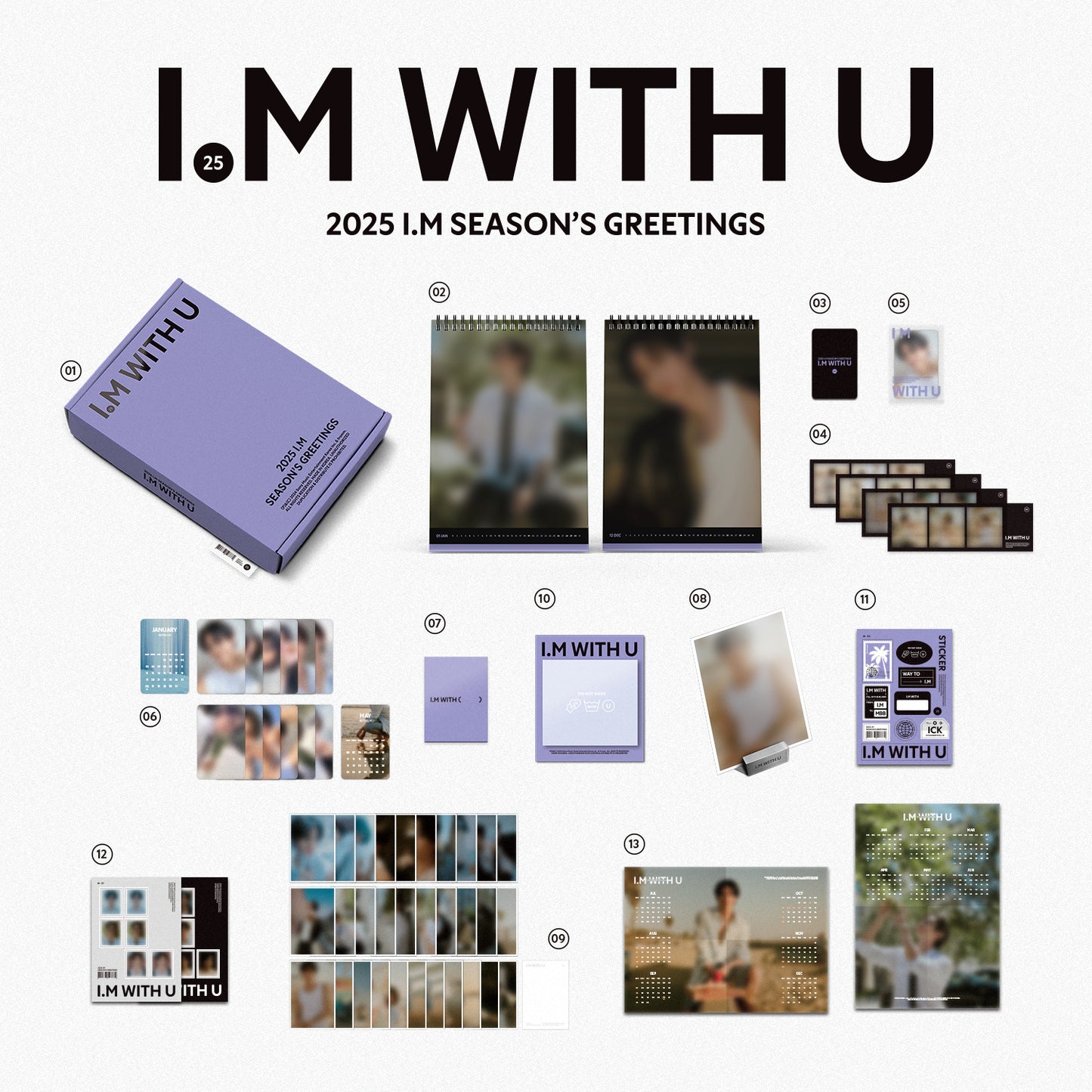 MONSTA X I.M - I.M WITH U 2025 Official Season's Greetings