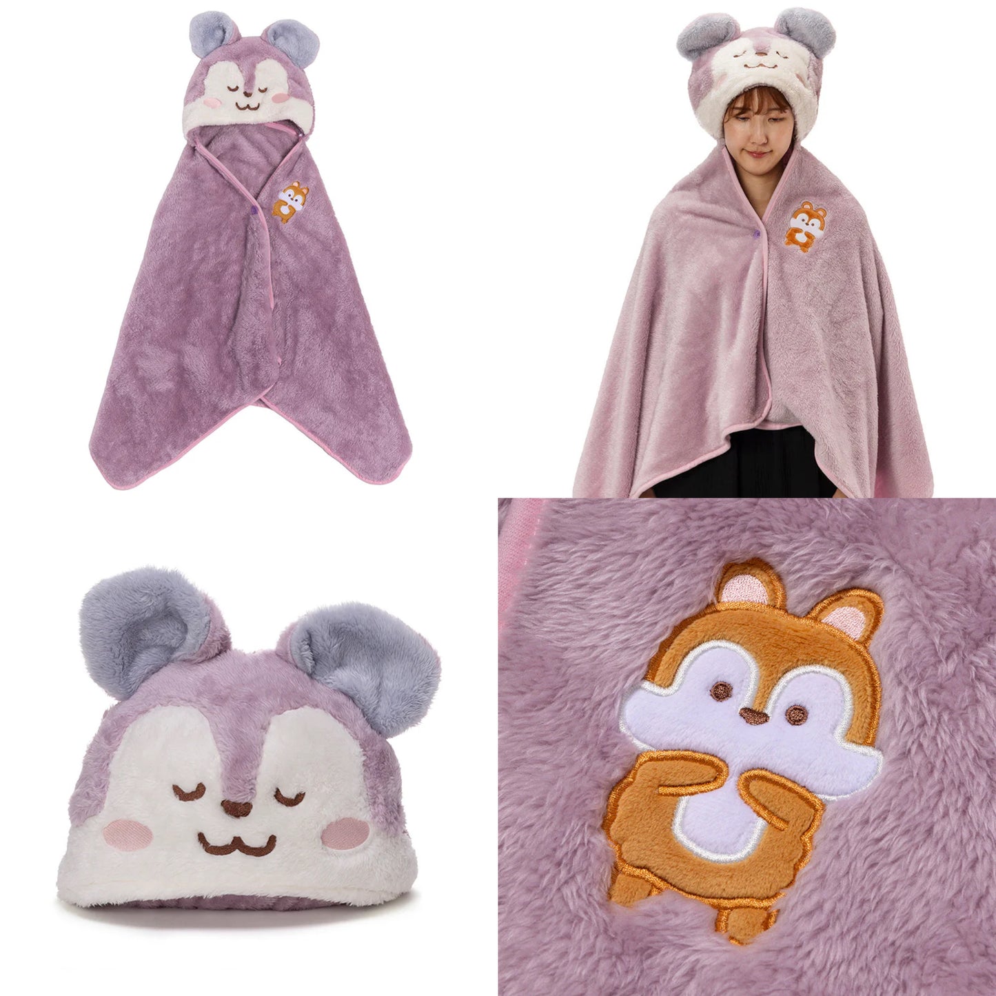 BT21 JAPAN Official MOTTO HUG Blanket / Relax Hot Eye Warmer / Ear Muff / Room Shoes