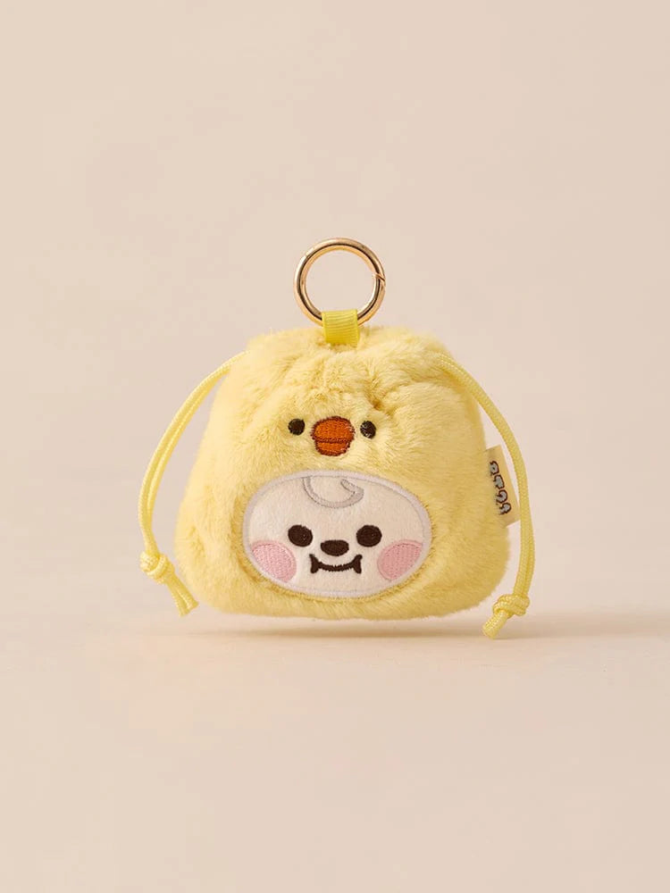 BT21 Baby Official Fluffy Mini Bag Charm Pouch