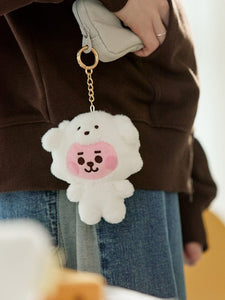 BT21 Baby Official Fluffy Plush Keyring