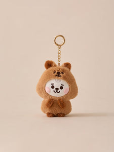 BT21 Baby Official Fluffy Plush Keyring