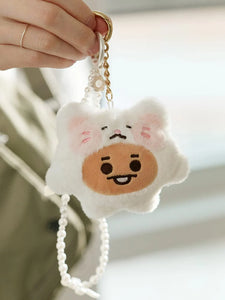 BT21 Baby Official Fluffy Plush Keyring