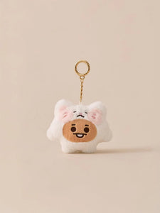 BT21 Baby Official Fluffy Plush Keyring