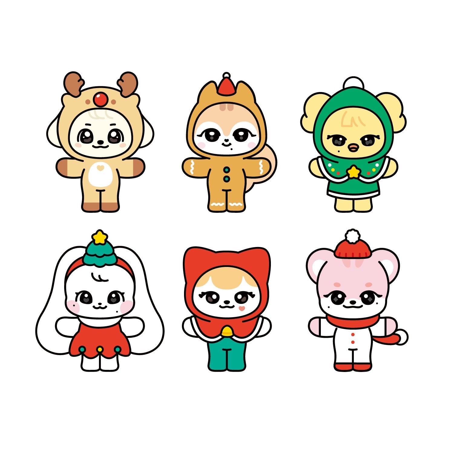 IVE - Official MINIVE Character Plush Doll Christmas Edition – K-STAR