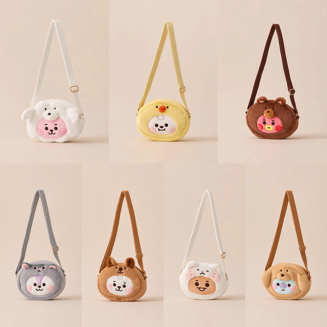 BT21 Baby Official Fluffy Crossbody Bag