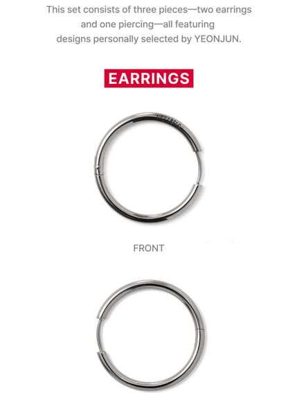 TXT YEONJUN - NO LABELS PART01 EARRINGS (Preorder: January 2026)