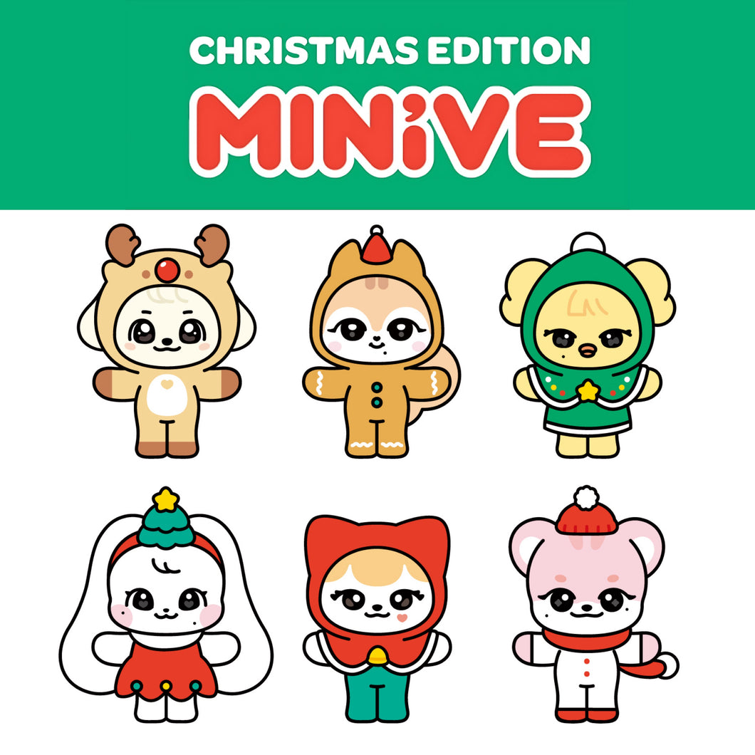 IVE - Official MINIVE Character Plush Doll Christmas Edition – K-STAR