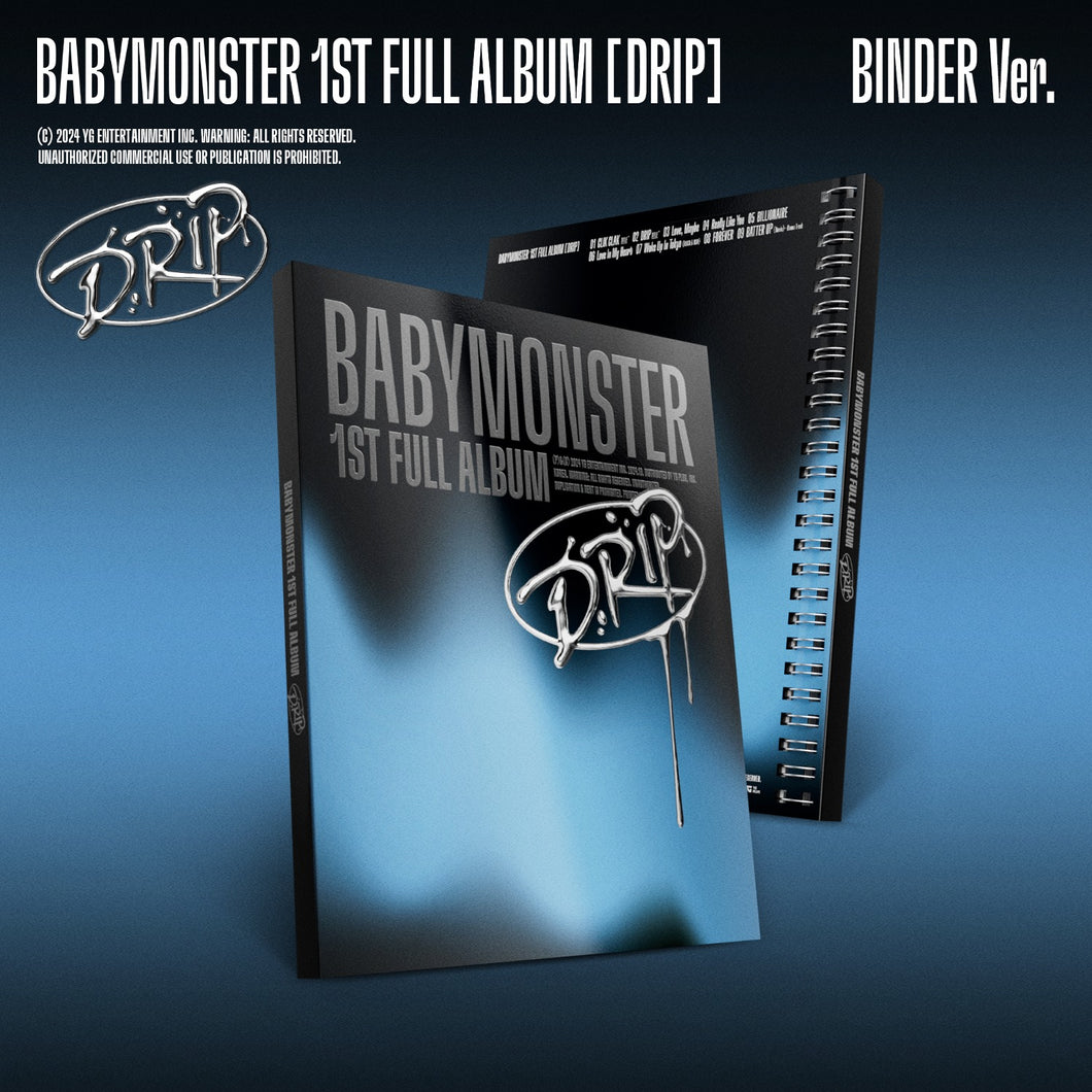 BABYMONSTER - DRIP 1st Full Album BINDER Version