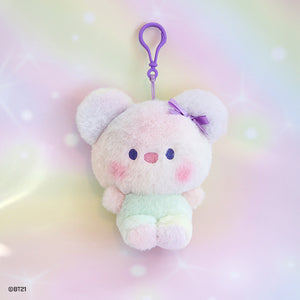 BT21 Minini Official Doll Keyring Rainbow Version