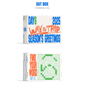 DAY6 - WAY TO TRIP 2025 Official Season's Greetings + POB