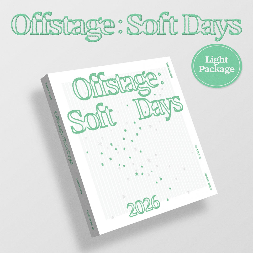 TREASURE  - OFFSTAGE : SOFT DAYS Light Package 2026 Official Season’s Greetings