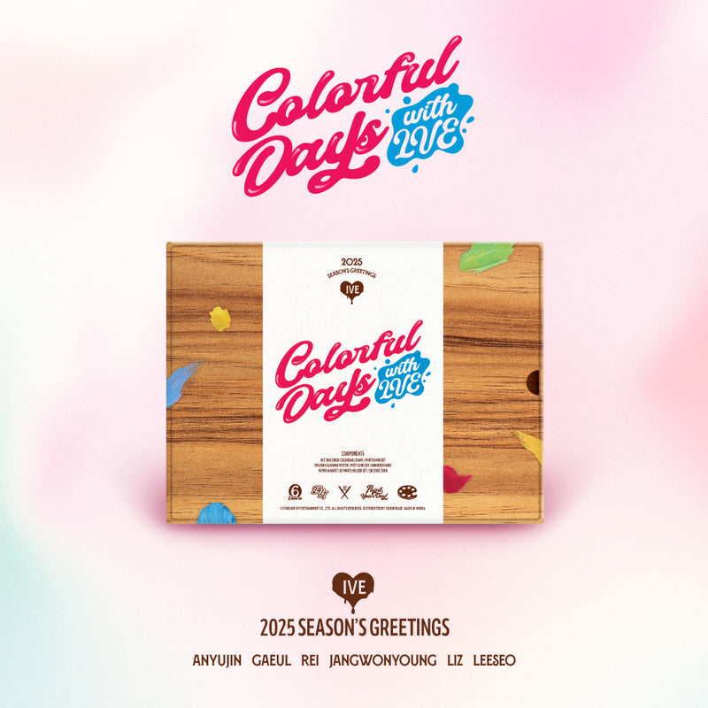 【第1位獲得！】 IVE Season's Official 2025 IVE WITH DAYS COLORFUL - K-POP・アジア