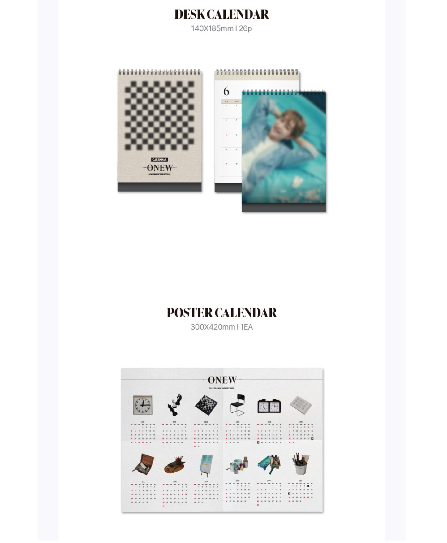 SHINee ONEW 2025 Official Season's Greetings