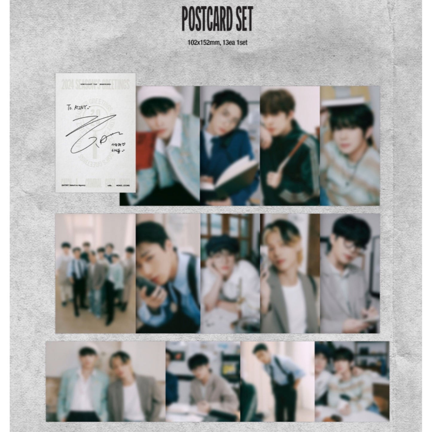 ATEEZ Catch a Criminal Guess Who Official 2024 Season's Greetings