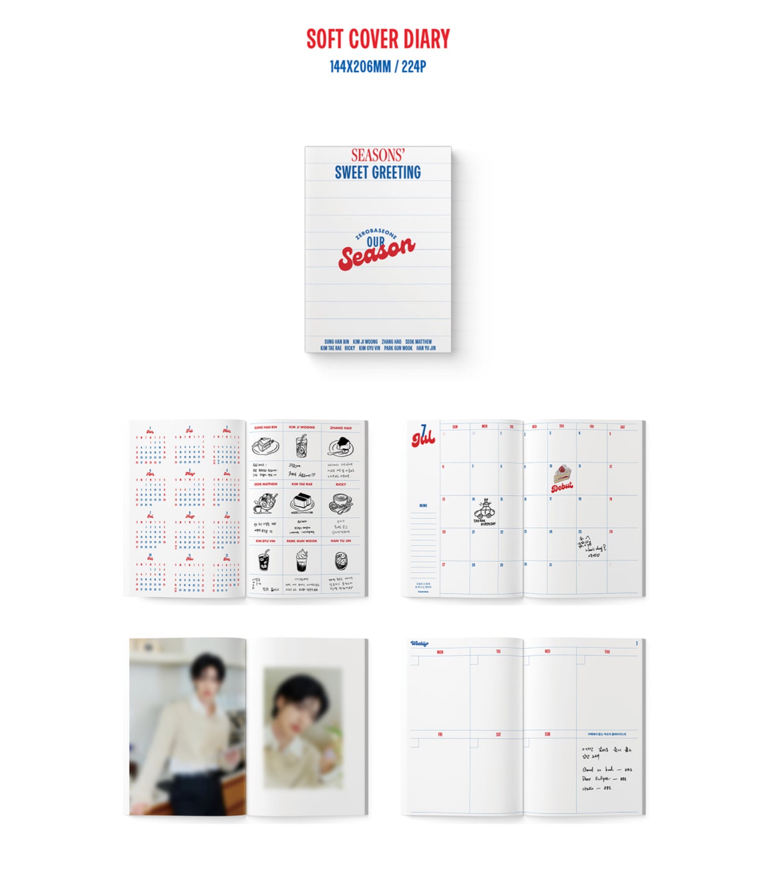 ZEROBASEONE ZB1 - OUR SEASON 2025 Official Season's Greetings – K-STAR