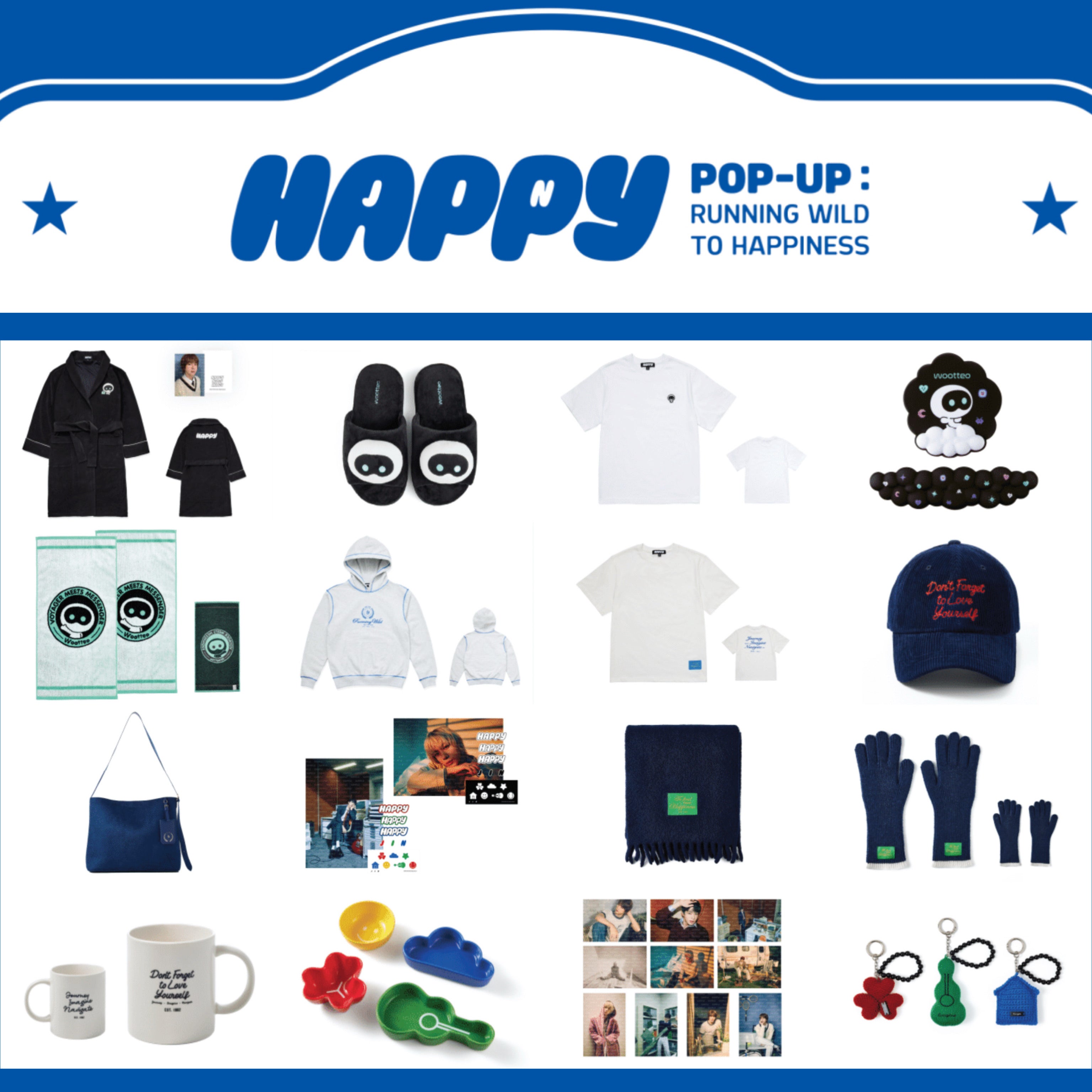 BTS JIN- HAPPY Pop Up : Running Wild to Happiness Official MD – K-STAR