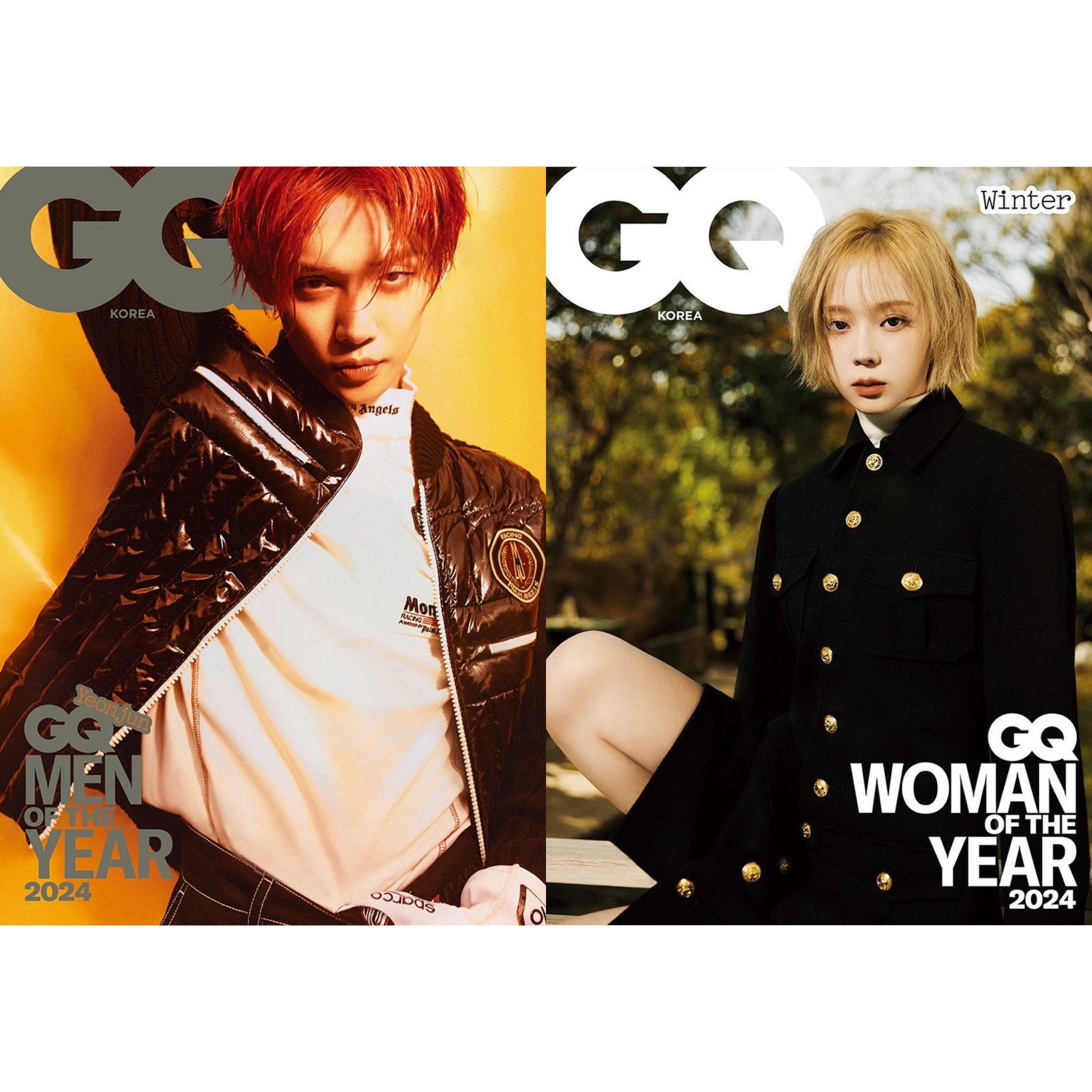 GQ Korea TXT YEONJUN / aespa WINTER December Issue 2024 – K-STAR