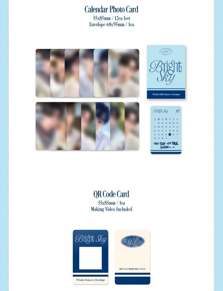 WONHO - BRIGHT SKY 2025 Official Season's Greetings