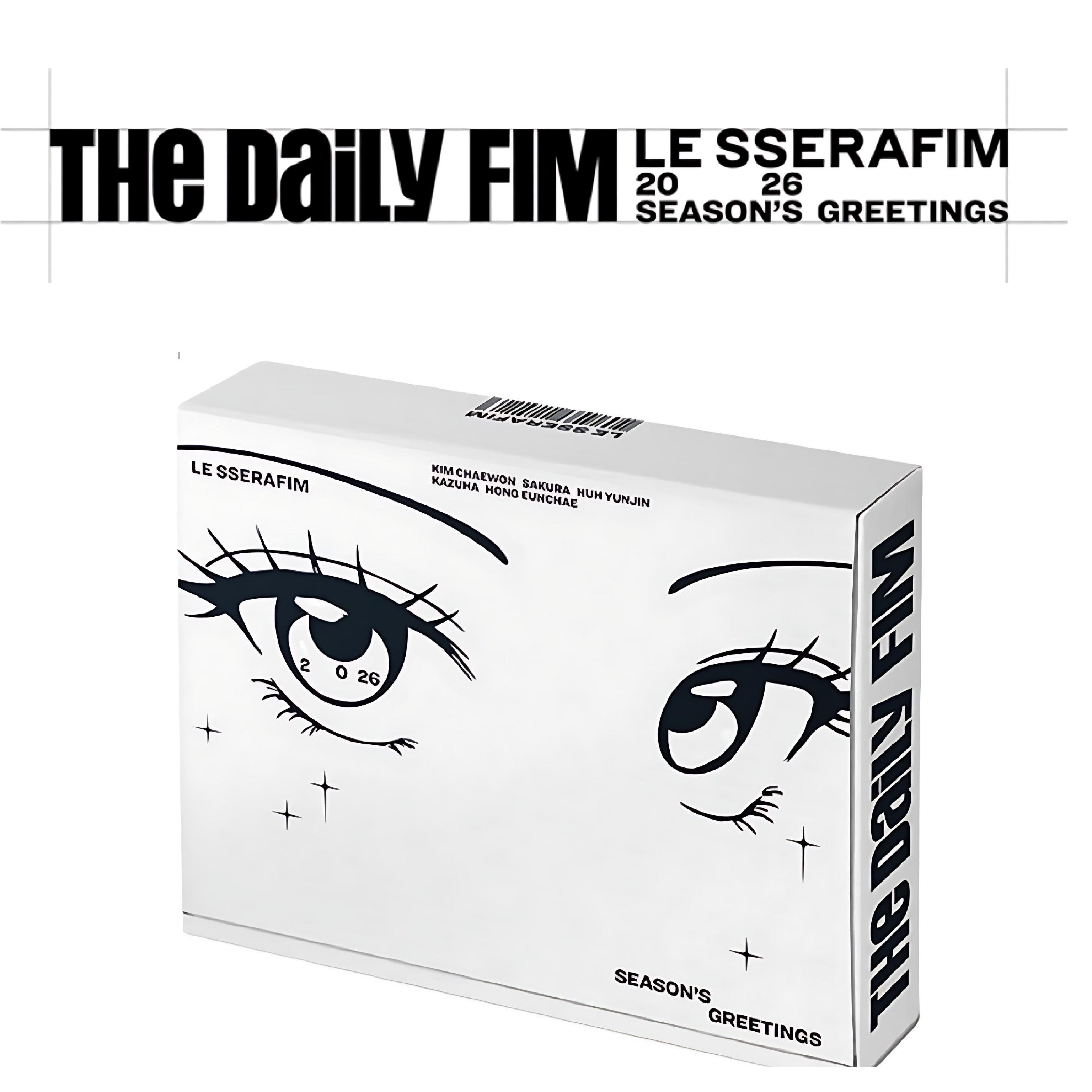 LE SSERAFIM - THE DAILY FIM Official 2026 Season's Greetings – K-STAR