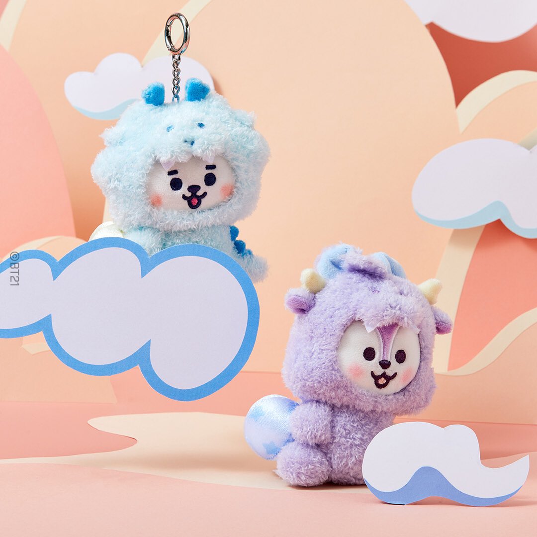 BT21 Official Baby New Year Dragon Doll Keyring