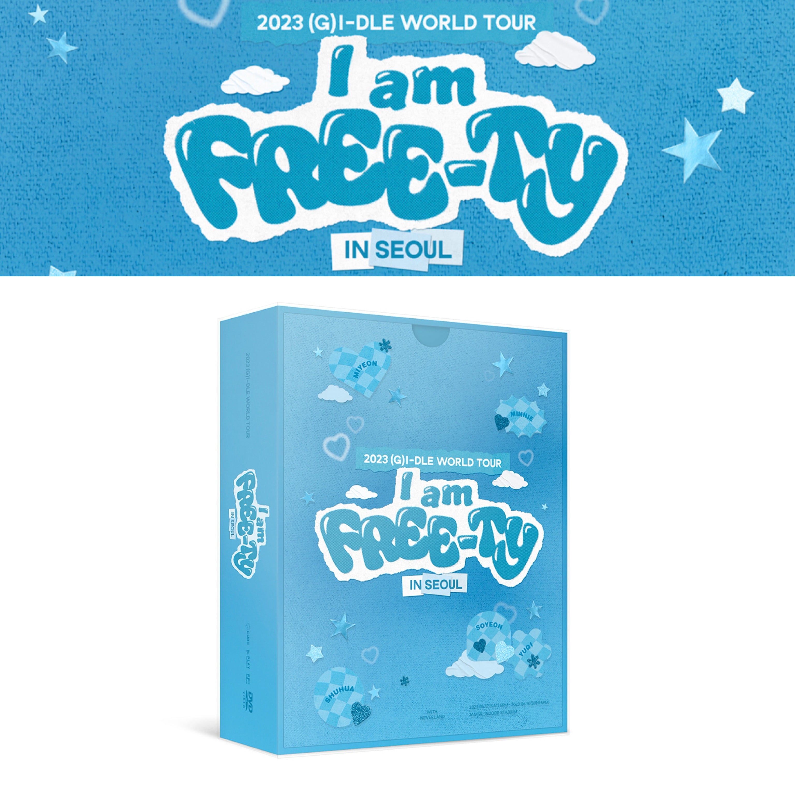 G)IDLE I AM FREE-TY Official 2023 World Tour in SEOUL DVD – K-STAR