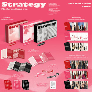 TWICE - STRATEGY 14th Mini Album PLATFORM NEMO Ver